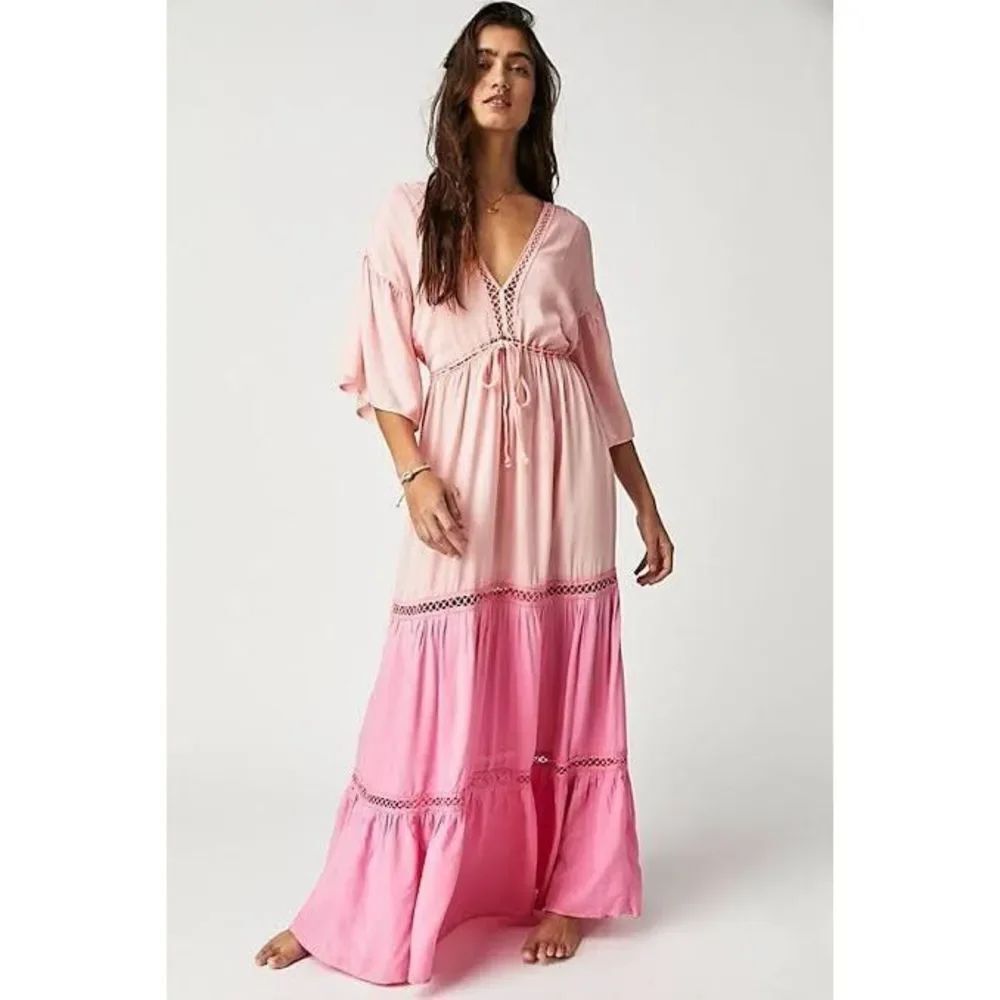 Free People Blue Mist Maxi Dress